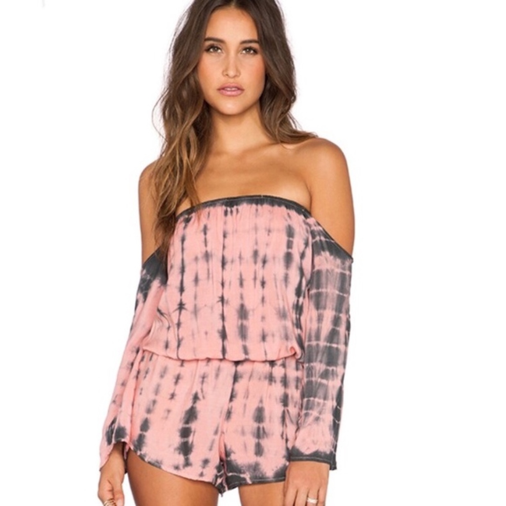 surf gypsy tie dye romper